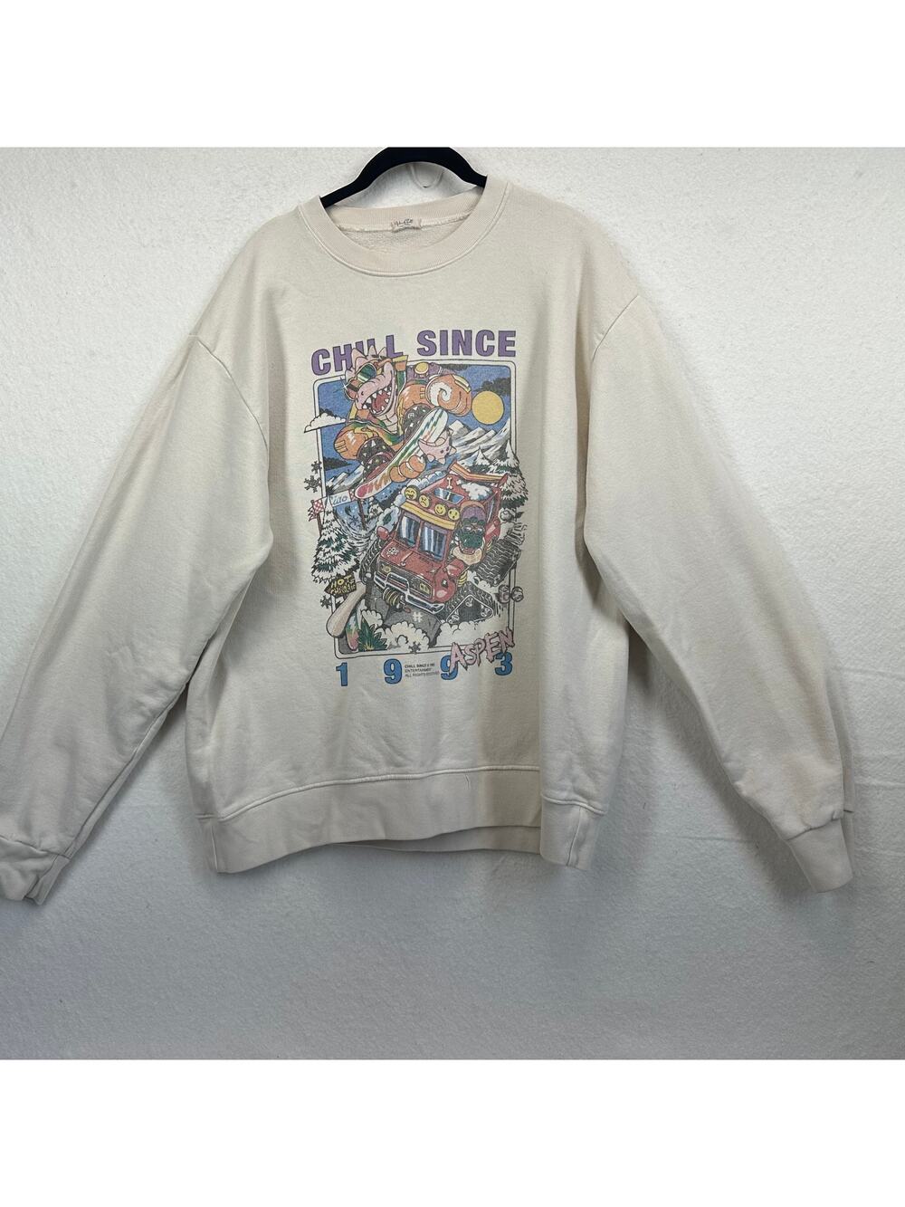 Brandy Melville John Galt "It Girl" Cali '93 Aspen Sweatshirt OS Loungewear Y2K